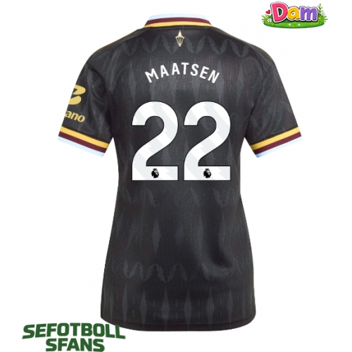 Aston Villa Ian Maatsen #22 Bortatröja Kvinnor 2026-27 Kortärmad